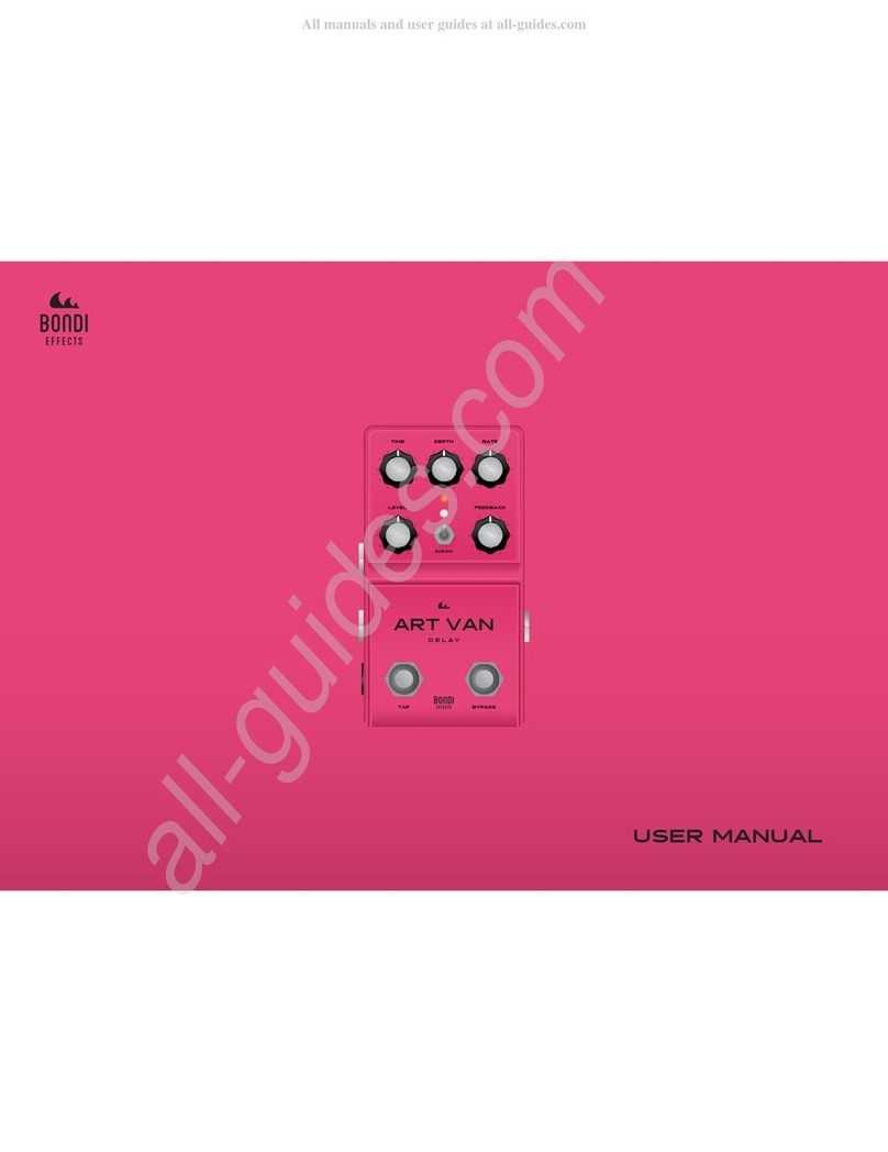 Bondi Effects ART VAN DELAY user manual