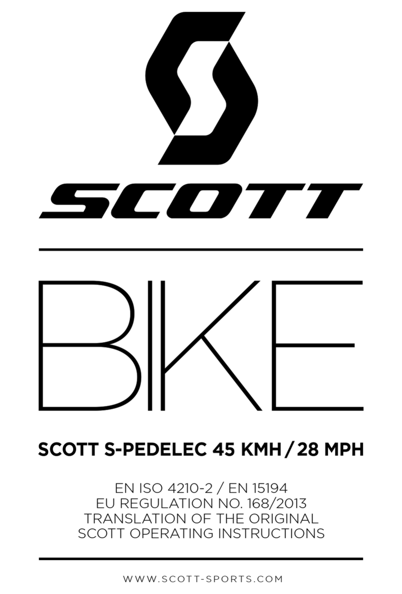Scott S-PEDELEC 45 KMH/28 MPH User manual
