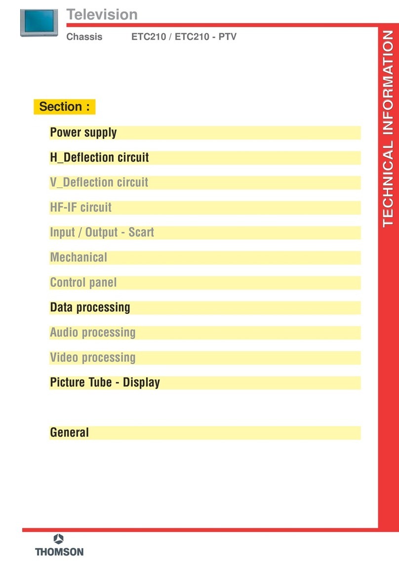 THOMSON ETC210 User manual