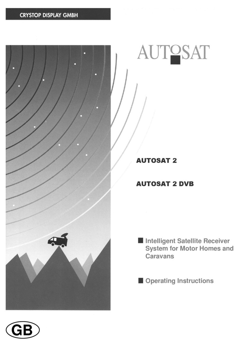 Crystop AUTOSAT 2 operating instructions
