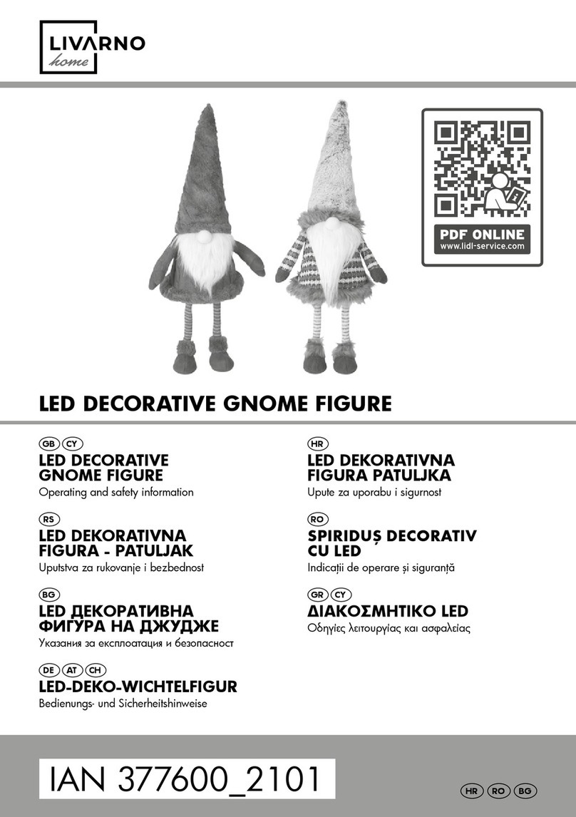 LIVARNO home 377600 2101 Installation, operating and safety information