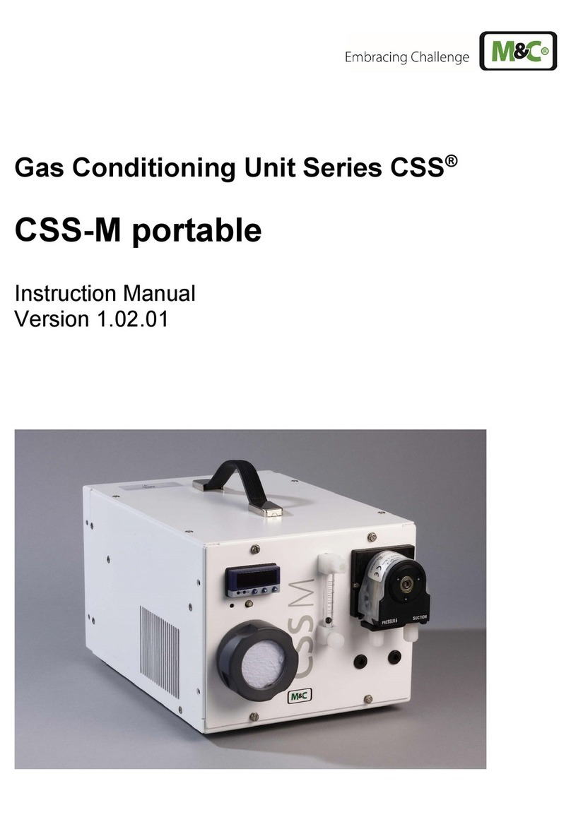 M&C CSS Series instruction manual