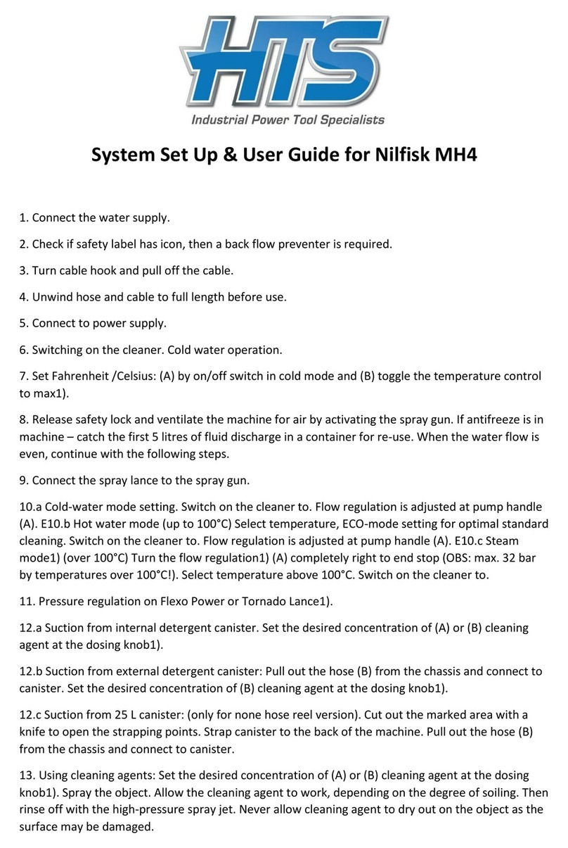 HTS Nilfisk MH4 Setup & user guide