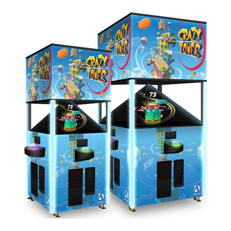 Adrenaline Crazy Tower Arcade Installation and operating instructions
