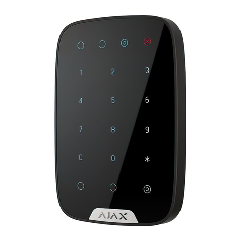 AJAX KeyPad User manual