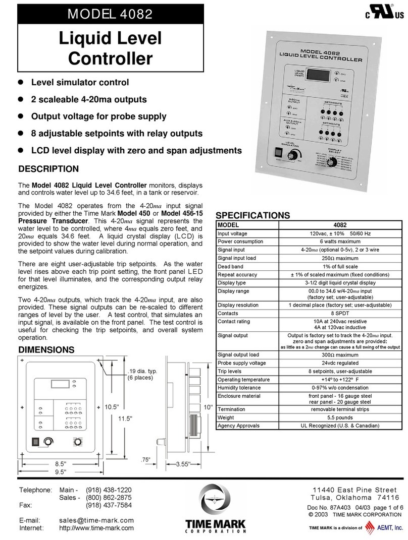 AEMT TIME MARK 4082 User manual
