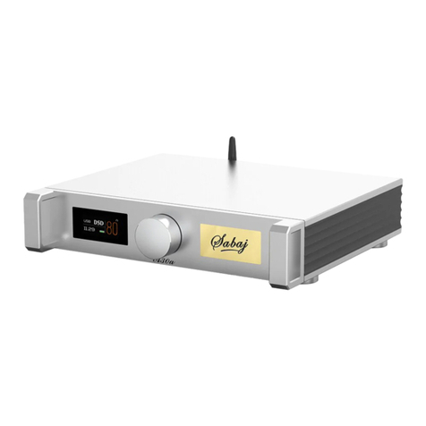 Sabaj A30a User manual