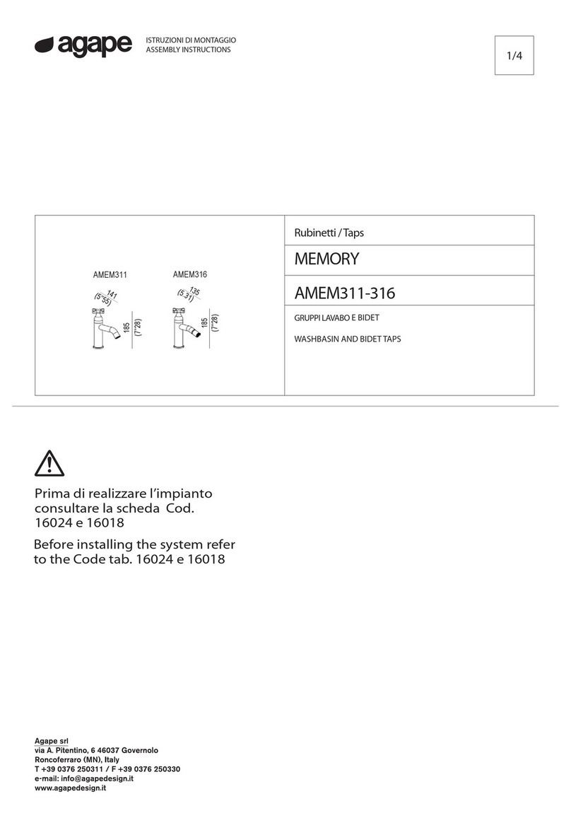 agape MEMORY AMEM311 Assembly instructions