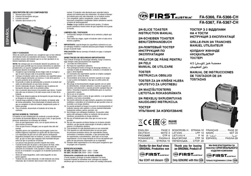 FIRST AUSTRIA FA-5366 instruction manual