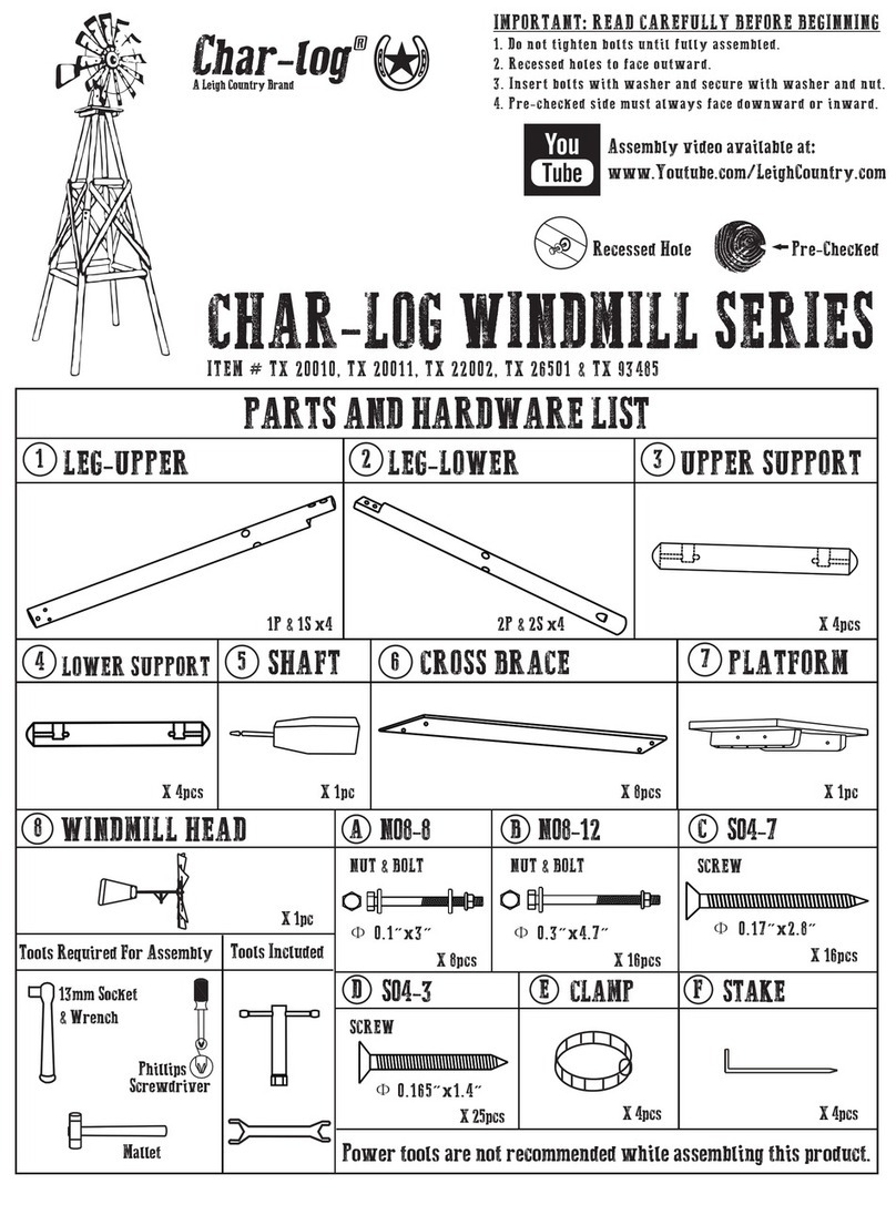 Leigh Country CHAR-LOG Series manual