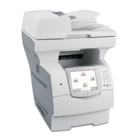 Lexmark X664e MFP Manual