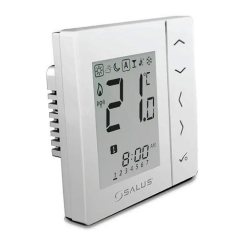 Salus VS20WRF Installer's/user's manual