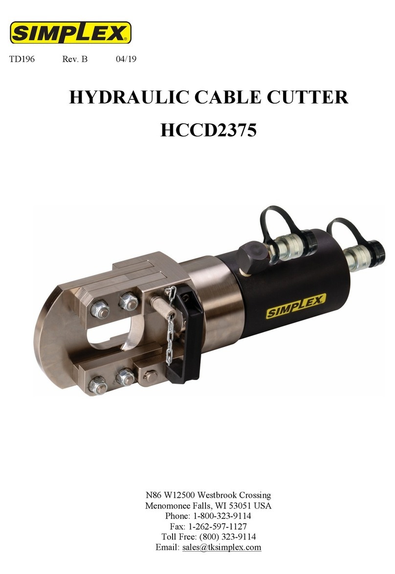Simplex HCCD2375 User manual