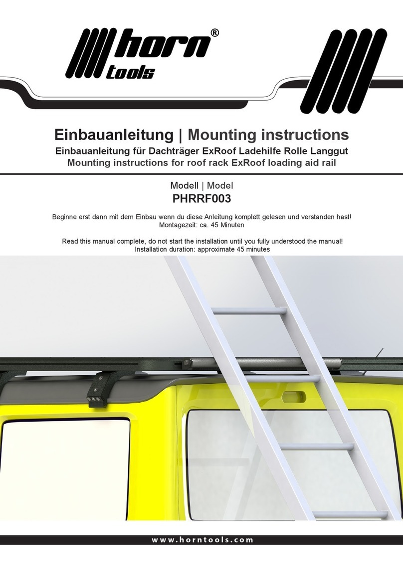 Horn Tools PHRRF003 Mounting instructions