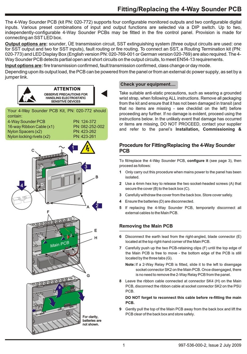 Honeywell NOTIFIER 020-772 User manual Honeywell NOTIFIER 020-772 User manual