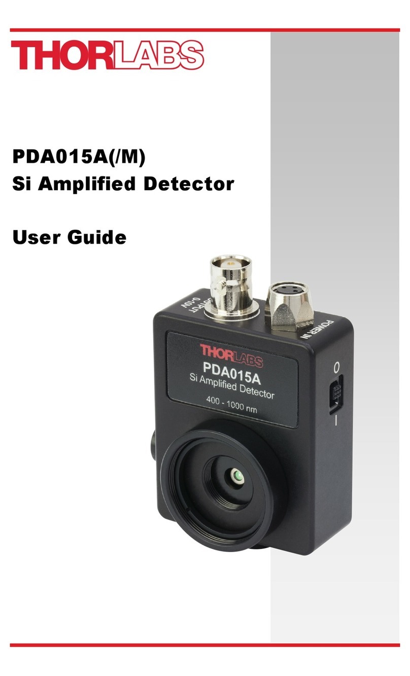 THORLABS PDA015AM user guide