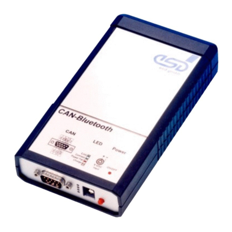 ESD electronic CAN-Bluetooth Installation and configuration