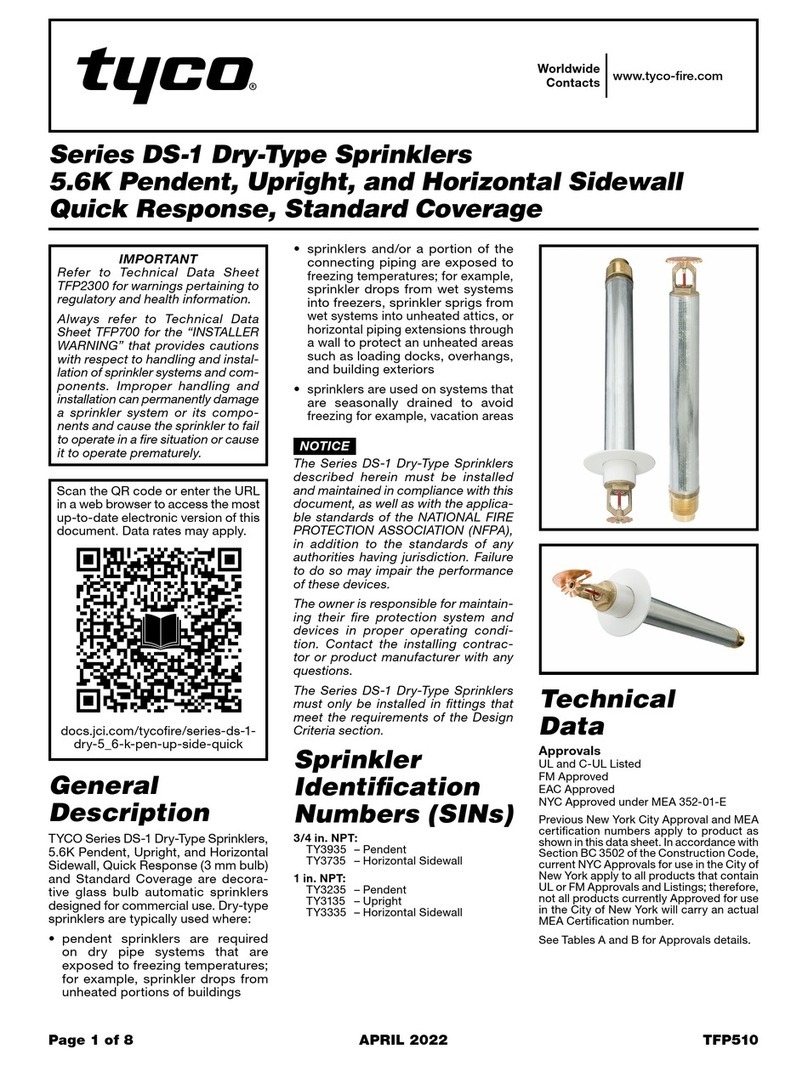 Tyco DS-1 Series User manual