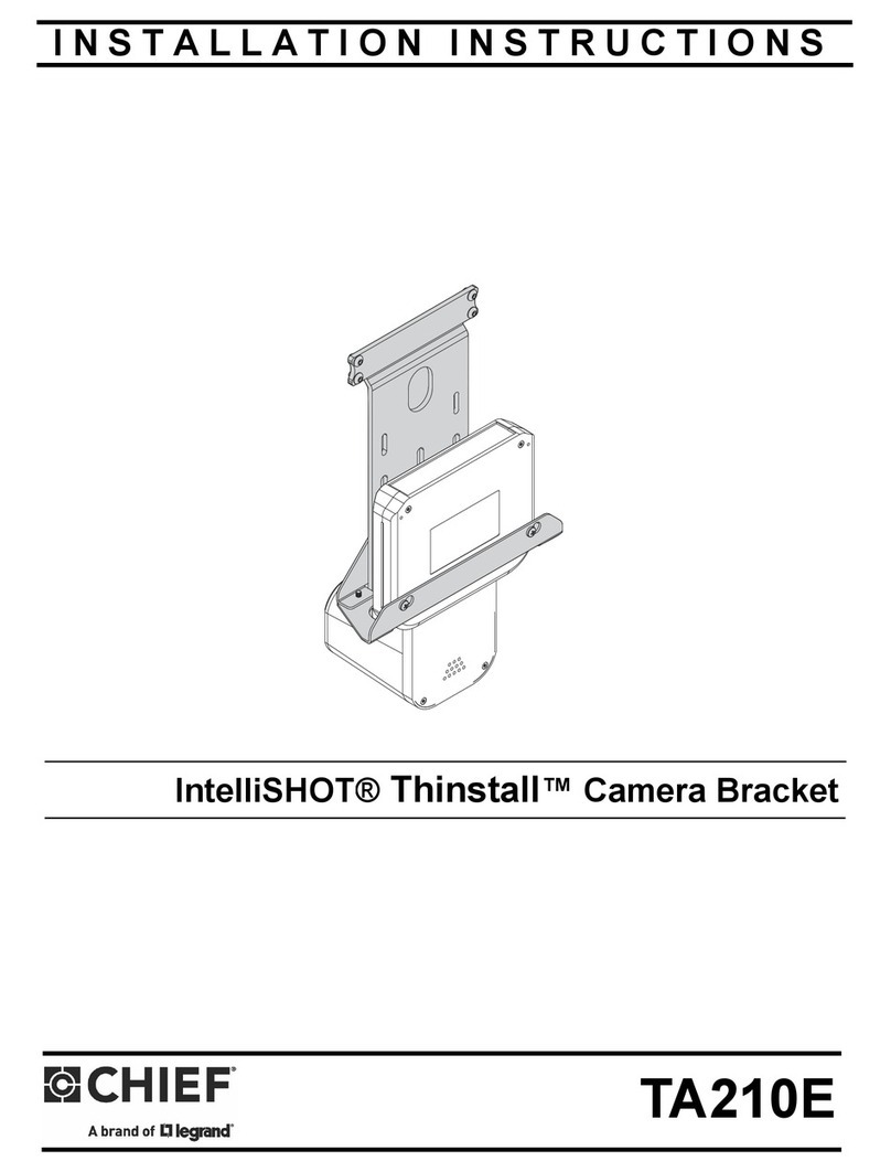 LEGRAND CHIEF TA210E installation instructions