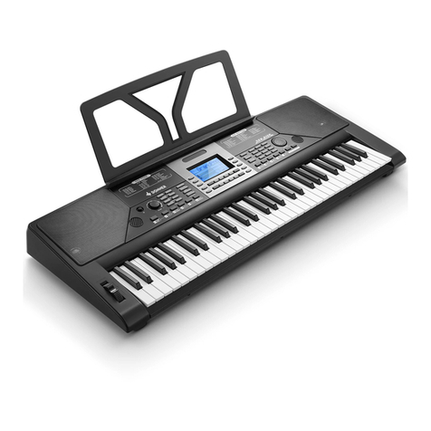 Donner DEK-610P User manual