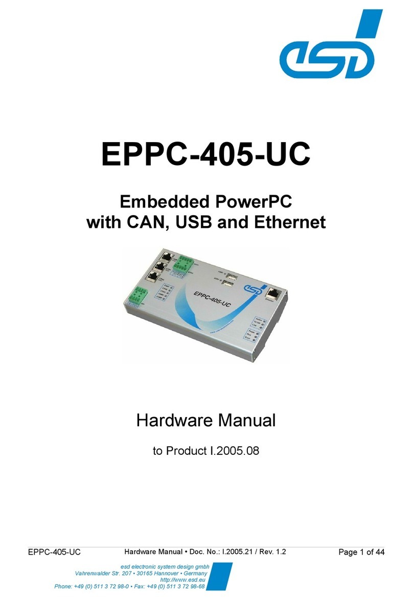 ESD EPPC-405-UC User manual