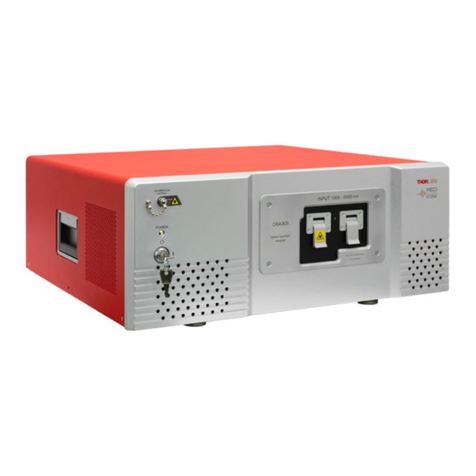 THORLABS Redstone OSA305 User manual