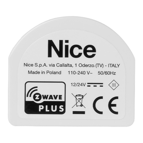 Nice RGBW-Control Instructions and warnings for installation and use Nice RGBW-Control Instructions and warnings for installation and use