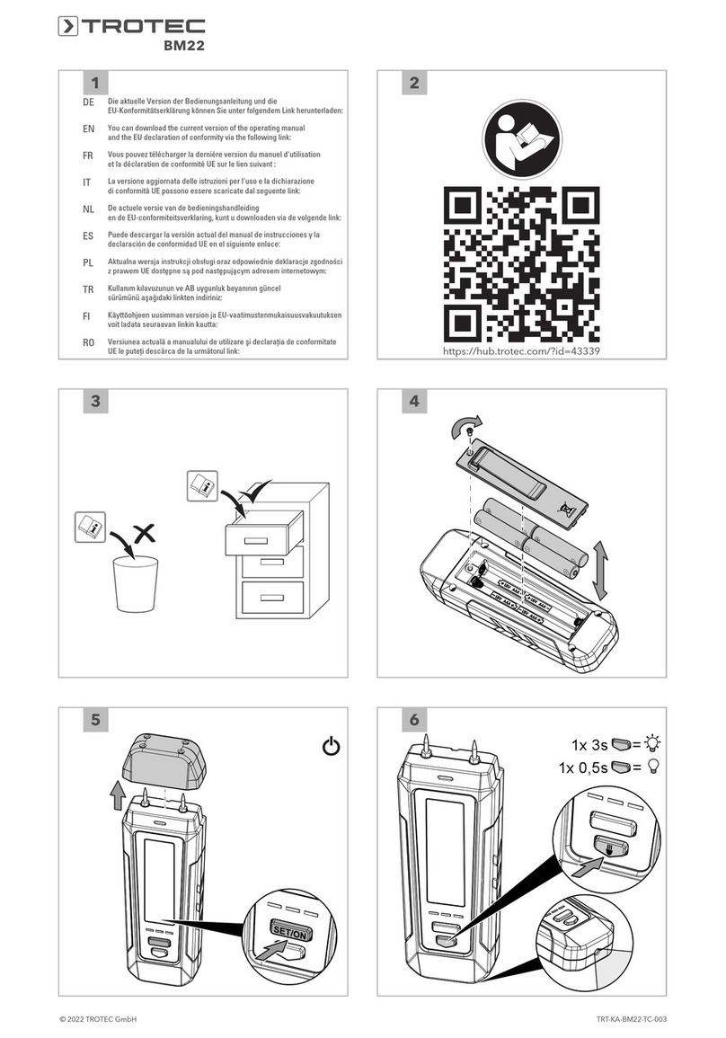 Trotec BM22 User manual