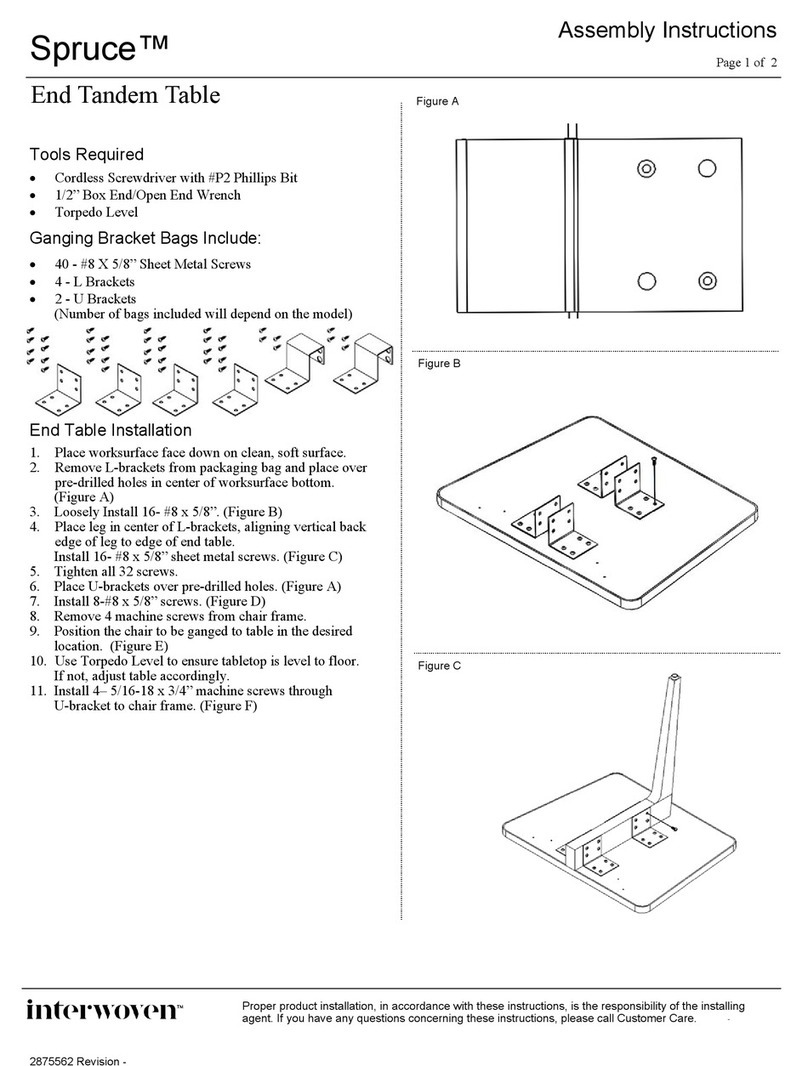 Interwoven Spruce Assembly instructions