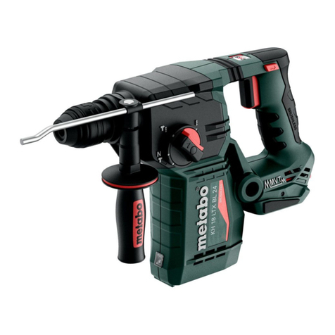 Metabo KH 18 LTX BL 24 User manual