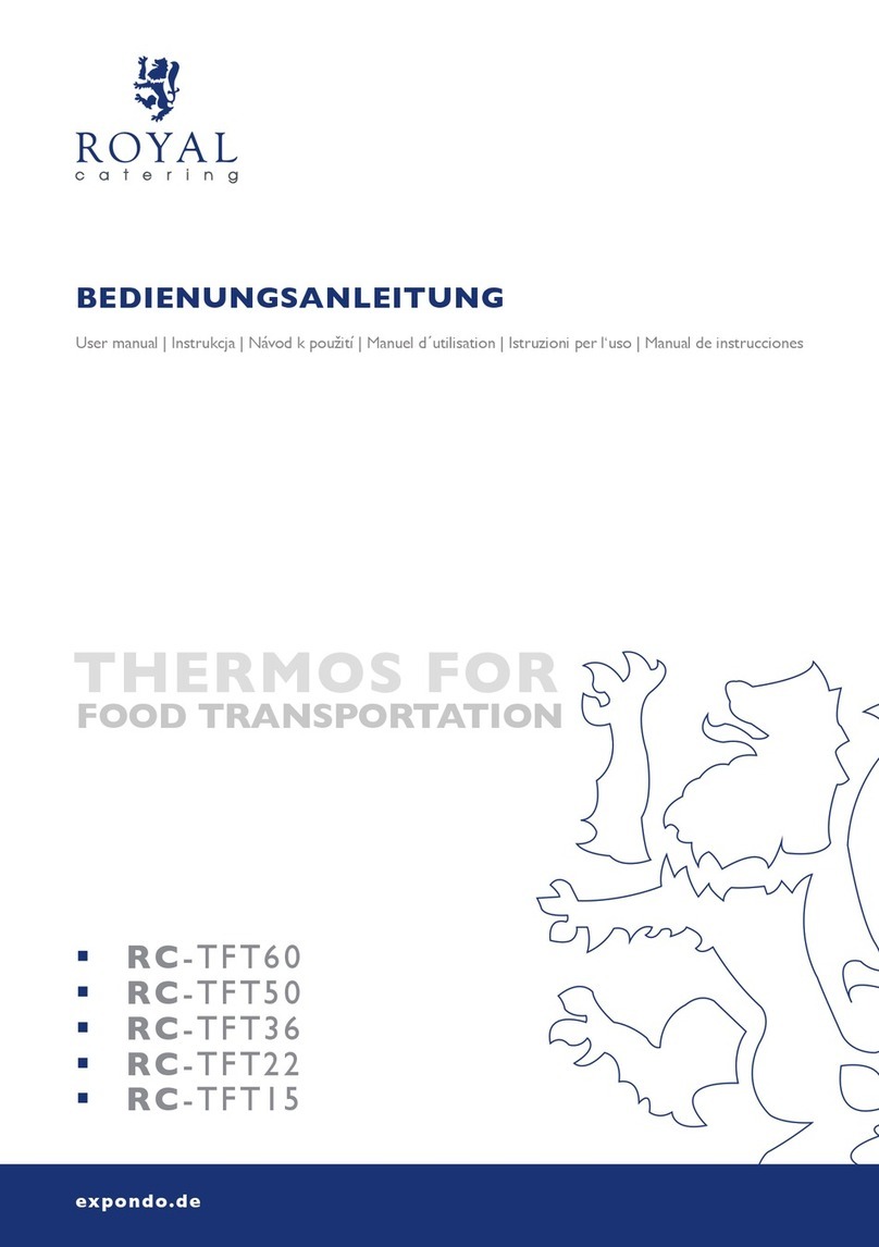 Royal Catering RC-TFT60 user manual