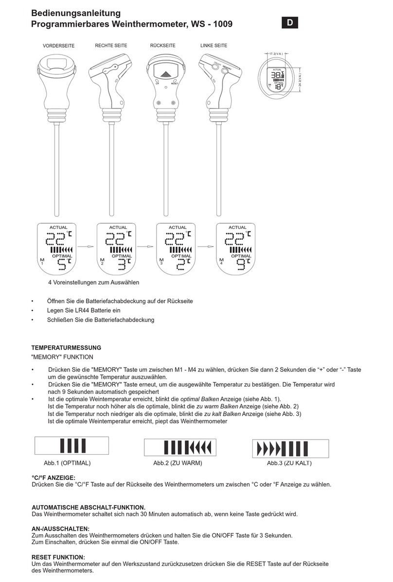 Technoline WS-1009 User manual
