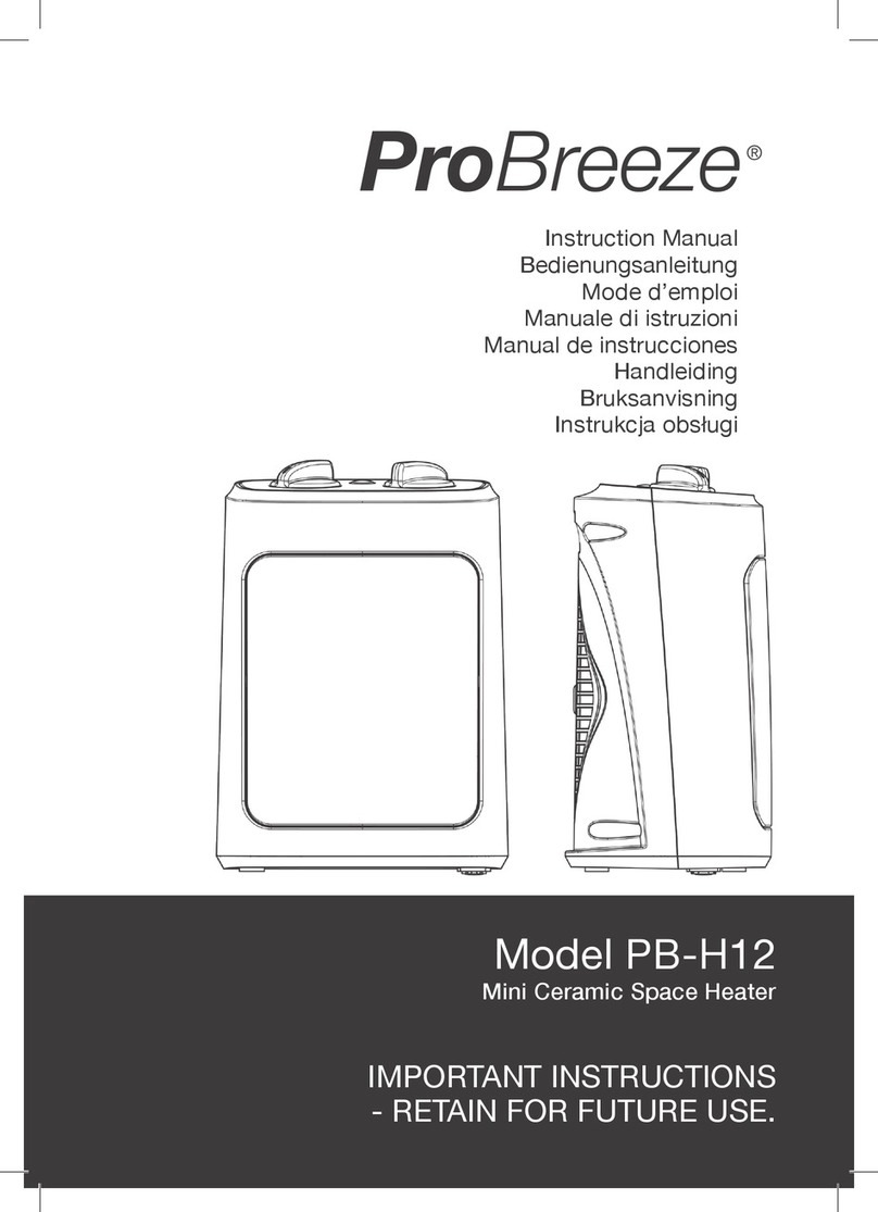 Pro Breeze PB-H12 User manual Pro Breeze PB-H12 User manual