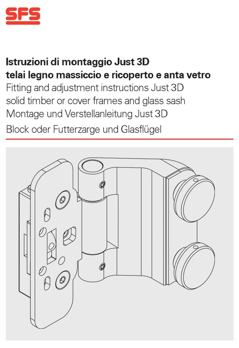 SFS Just 3D Fitting and adjustment instructions
