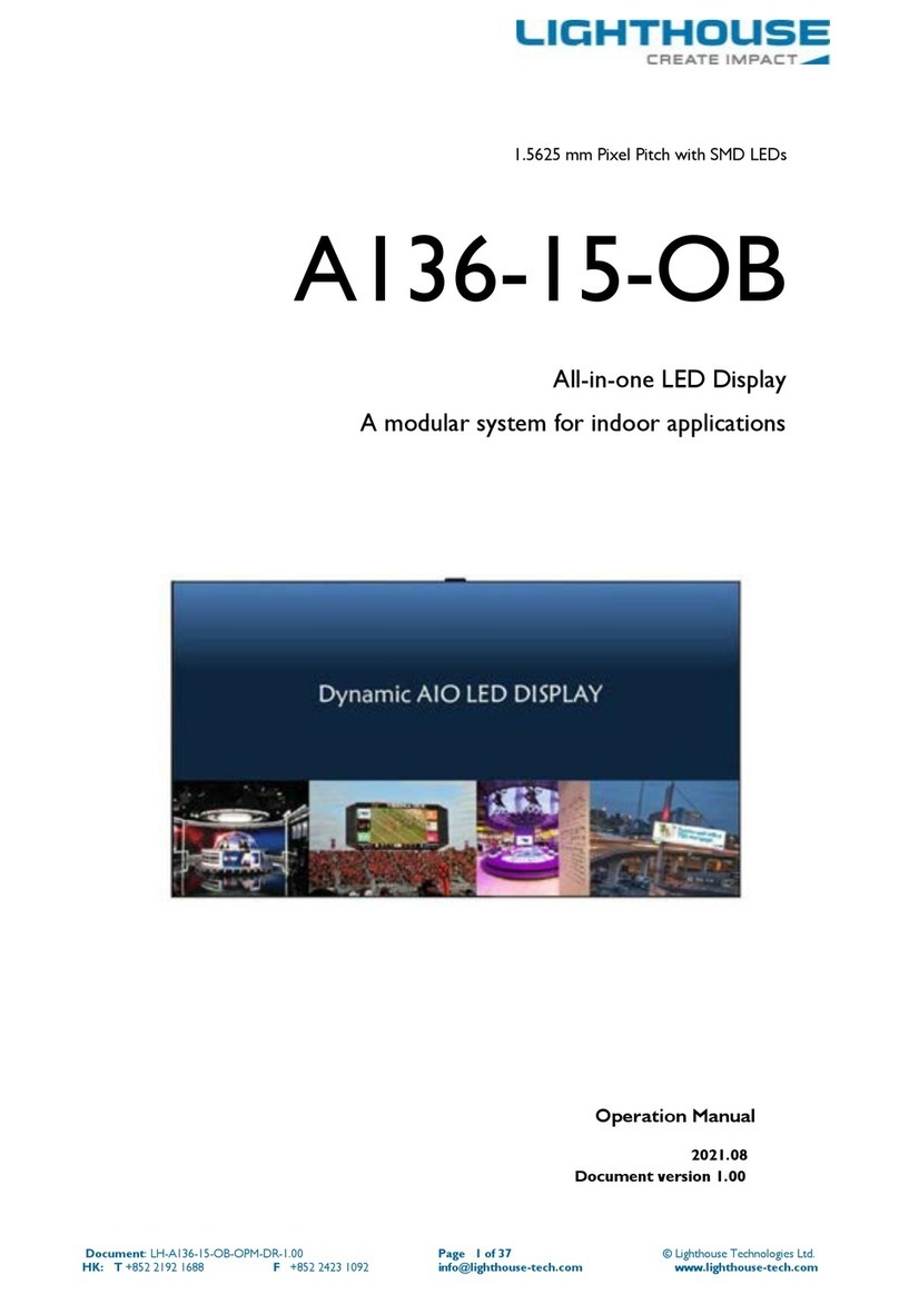 Lighthouse A136-15-OB Operation manual