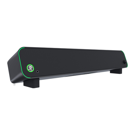 Mackie CR StealthBar User manual