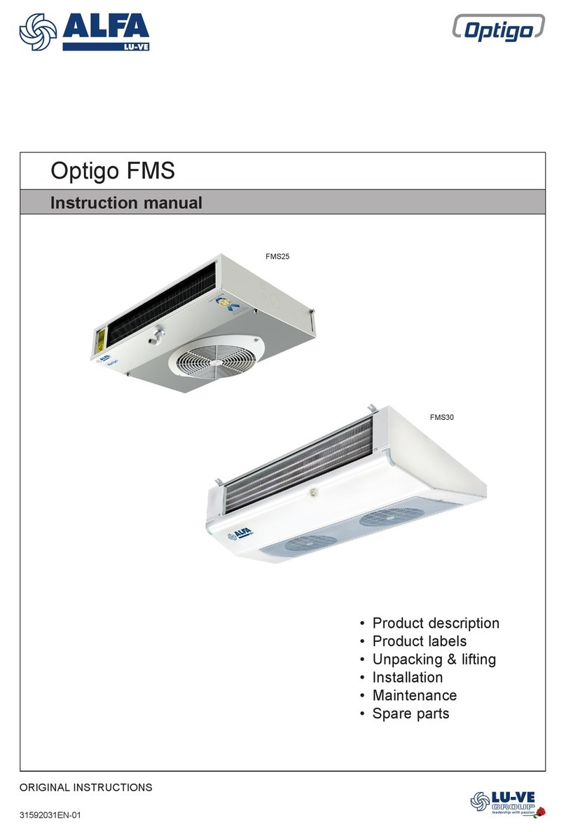 Alfa Network LU-VE Optigo FMS25 instruction manual Alfa Network LU-VE Optigo FMS25 instruction manual