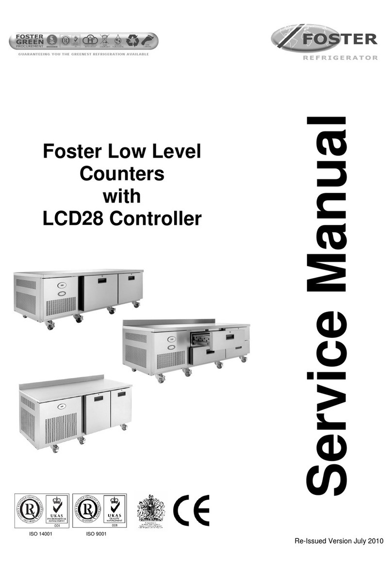 Foster Refrigerator LL2/1MS Service manual