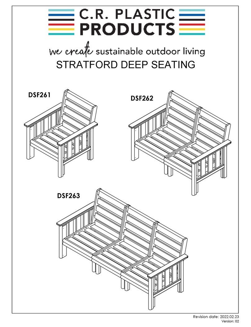 C.R. Plastic Products DSF261 manual