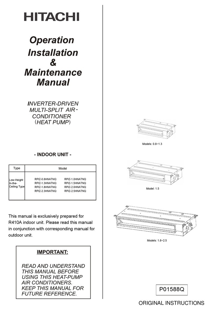 Hitachi RPIZ-0.8HNATNQ Instruction Manual