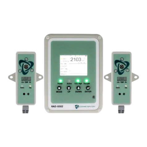 Co2meter RAD-0502 Operating manual instructions