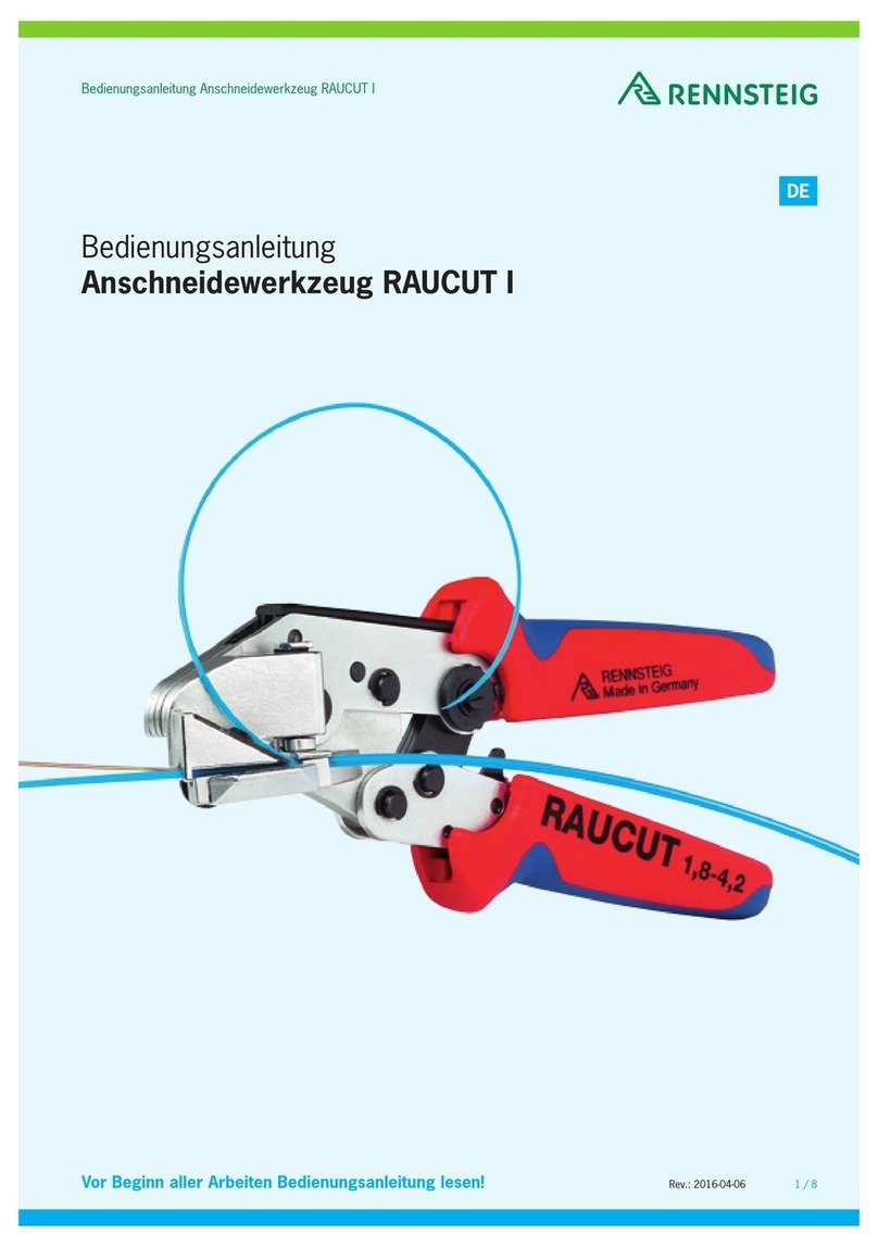 Rennsteig RAUCUT I owner's manual