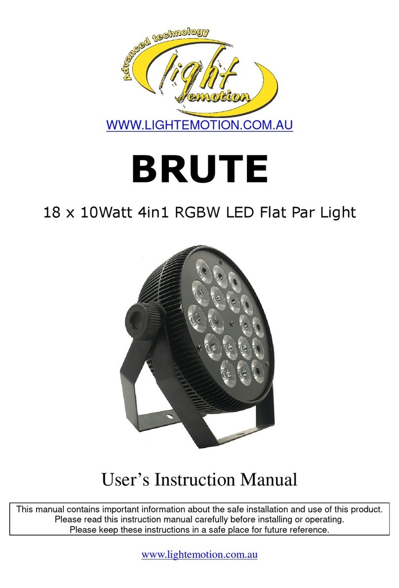 Light Emotion BRUTE User instruction manual