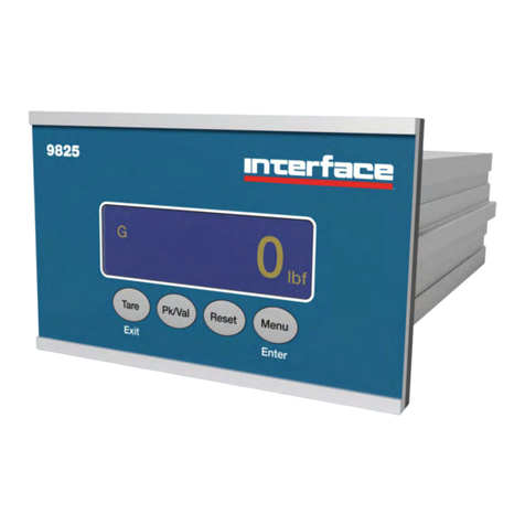 Interface 9825 Instruction Manual
