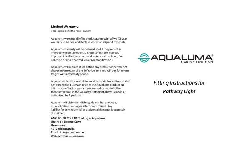 Aqualuma Pathway Light User manual