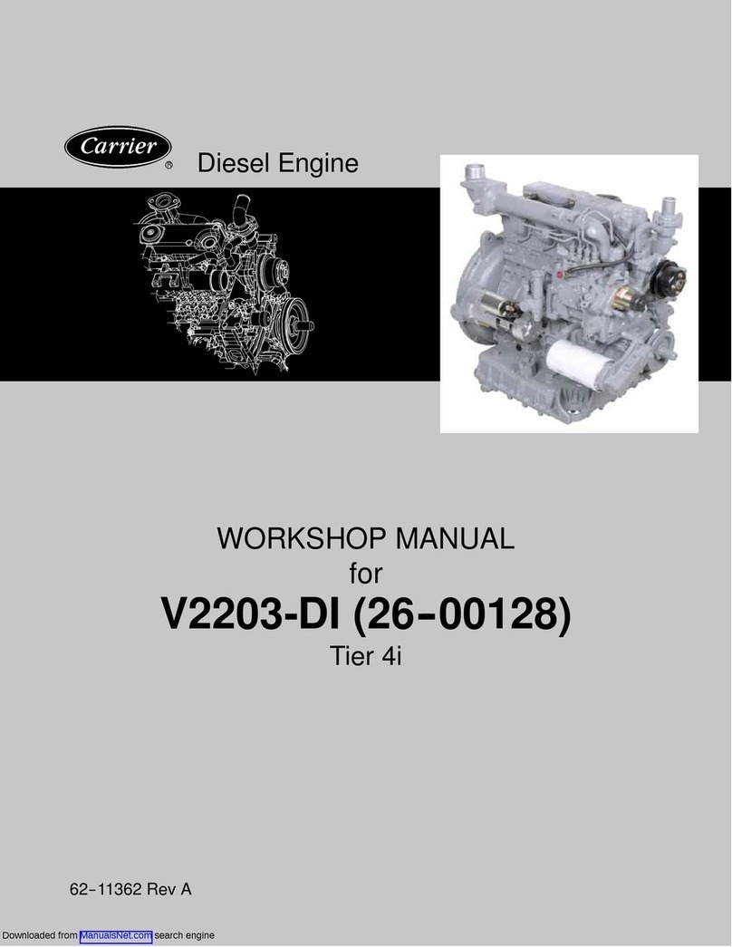 Carrier V2203-DI Instruction manual