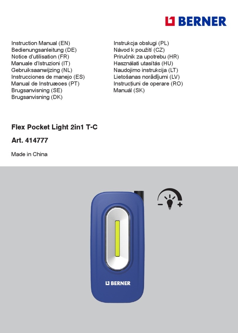 Berner Flex Pocket Light 2in1 T-C User manual