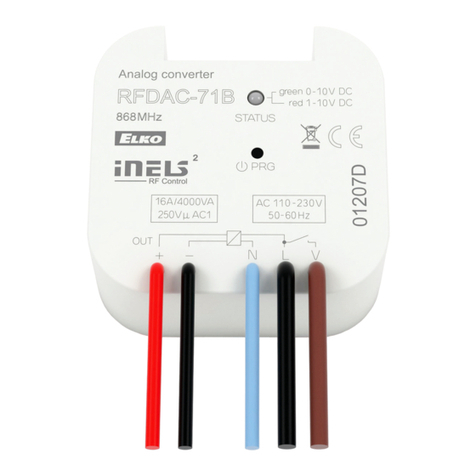 elco iNELS RFDAC-71B quick start guide