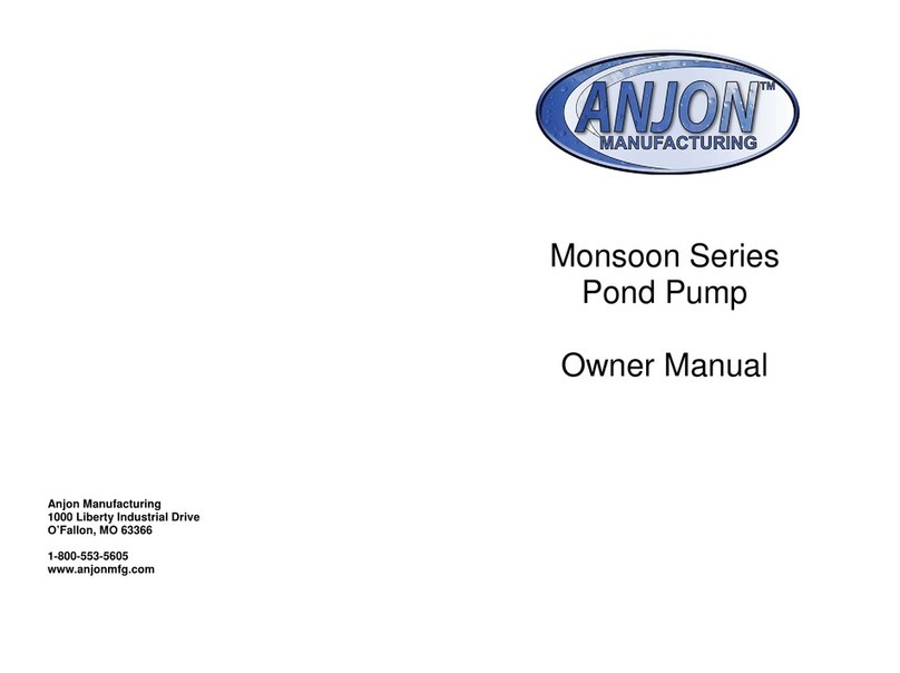 Anjon Monsoon Series owner's manual