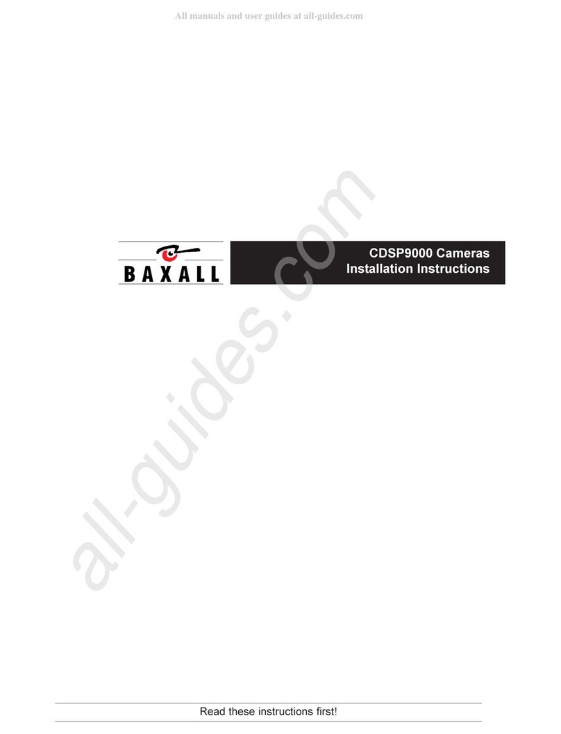 Baxall CDSP9000 SERIES installation instructions